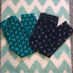 Set of 2 New York & Company Printed Pixie Pants